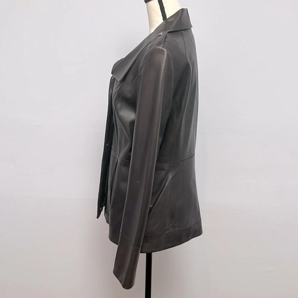 Cole Haan Lamb Leather Jacket